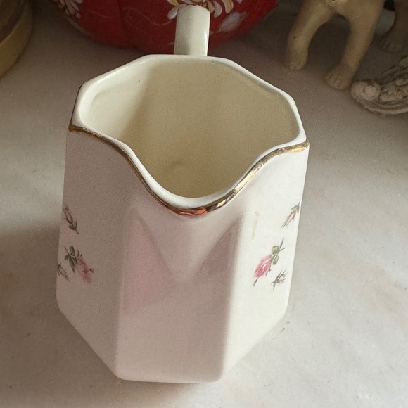 Harkerware Pink Rosebud Creamer - Picture 2 of 6